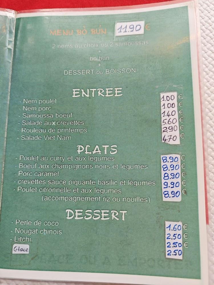 Saveurs du Viêtnam - Menu Image 2